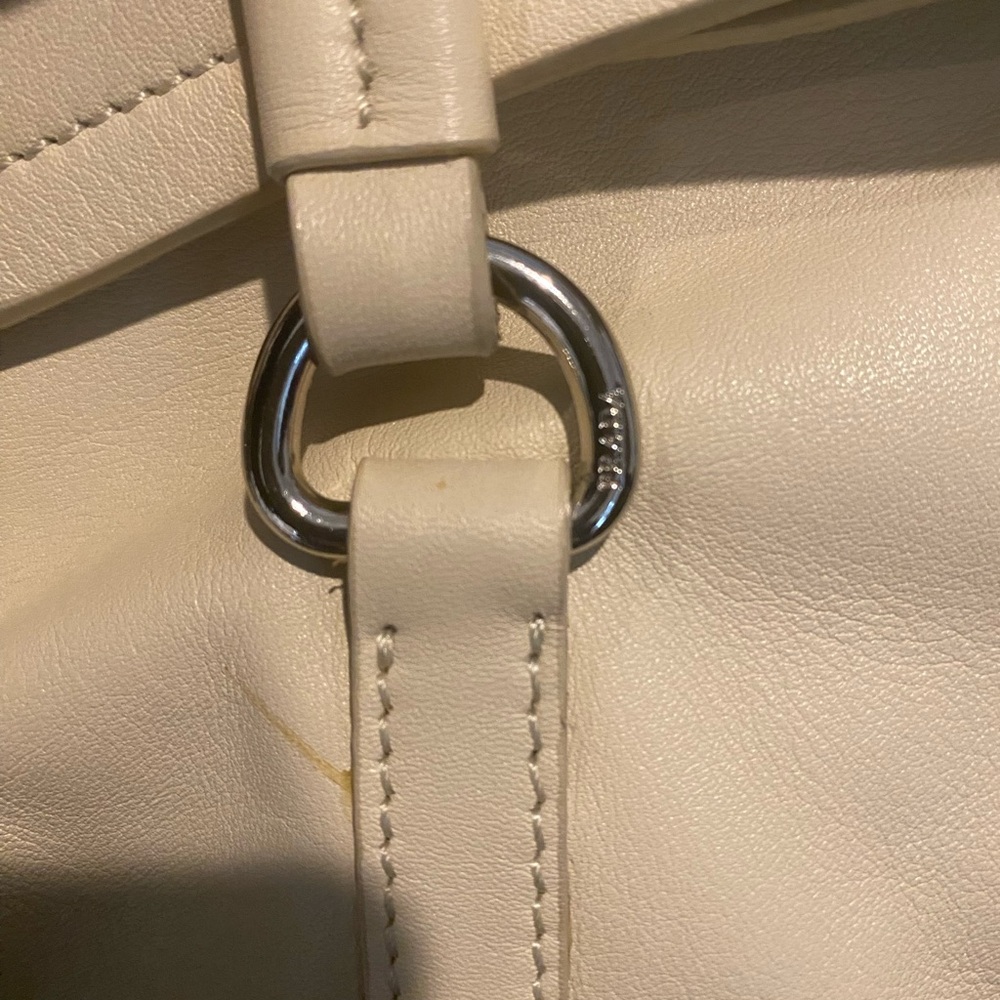 Prada Cream Leather Satchel - Picture 8 of 8